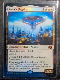 Valor's Flagship - Foil Prerelease - Aetherdrift (MTG) - Image 1