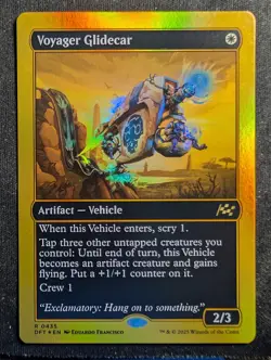 Voyager Glidecar - First-Place Foil - Aetherdrift (MTG) - Image 1