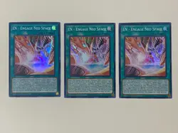 Yugioh - En Engage Neo Space x 3 - 1st Edition - Super Rare NM - Free Holo Card - Image 1