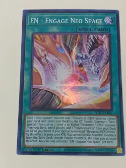 Yugioh - En Engage Neo Space x 3 - 1st Edition - Super Rare NM - Free Holo Card - Image 4