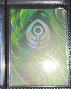 Riftbound Calm Rune 042b/298 - Riftbound Organized Play Promotional Cards (OPP) - Image 1