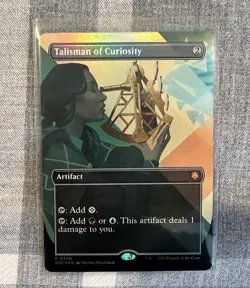 Talisman of Curiosity (Borderless) Commander: Secrets of Strixhaven Foil - Image 1