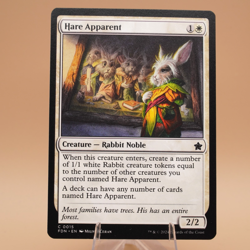 Hare Apparent | 15 | Regular | Common | Foundations | MTG | Pack Fresh - Image 1
