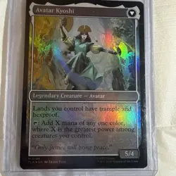 The Legend of Kyoshi 186 M Avatar: The Last Airbender FOIL NM MTG - Image 2