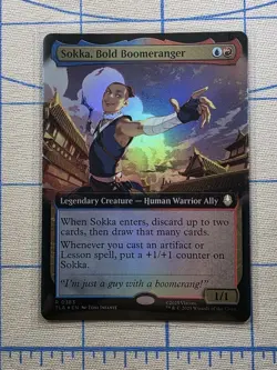 Sokka, Bold Boomeranger - Foil R 0383 MTG Avatar: The Last Airbender - Image 1