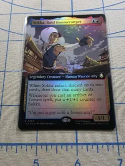Sokka, Bold Boomeranger - Foil R 0383 MTG Avatar: The Last Airbender - Image 2