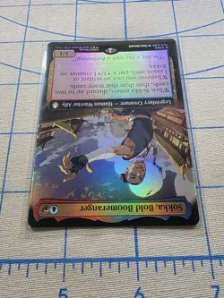 Sokka, Bold Boomeranger - Foil R 0383 MTG Avatar: The Last Airbender - Image 4