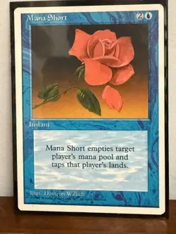 Magic: The Gathering Instant Mana Short 4th Edition Rare Non Foil - Image 1