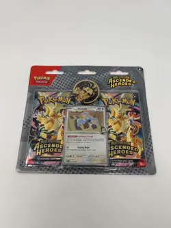 Pokemon TCG Ascended Heroes 2 Pack Blister Larry Komala Promo Sealed - Image 1