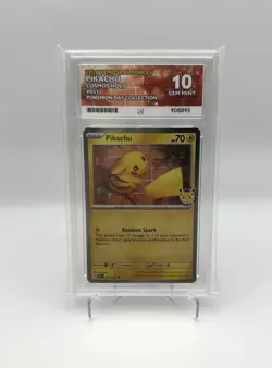 Pikachu 051/162 Promo - Pokemon TCG - Cosmos Holo Pokemon Day - ACE 10 - Image 1