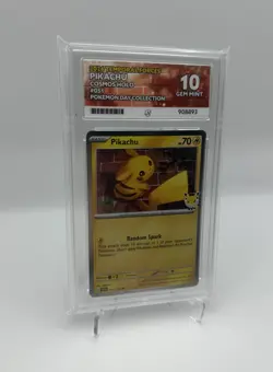 Pikachu 051/162 Promo - Pokemon TCG - Cosmos Holo Pokemon Day - ACE 10 - Image 2