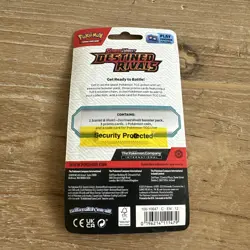Brand New Sealed POKEMON Destined Rivals Checklane Blister Pack Skeledirge - Image 2