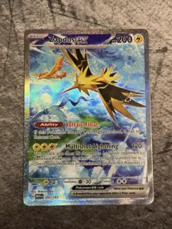 Pokemon TCG - Zapdos EX 202/165 Special Illustration Rare S&V 151 - Image 1