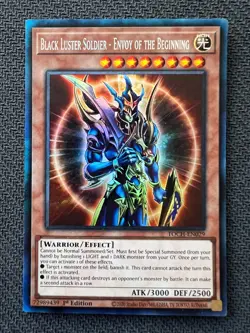 Yugioh Black Luster Soldier-Envoy of the Beginning 1st Collector's TOCH-EN029 NM - Image 1