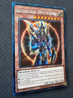 Yugioh Black Luster Soldier-Envoy of the Beginning 1st Collector's TOCH-EN029 NM - Image 3