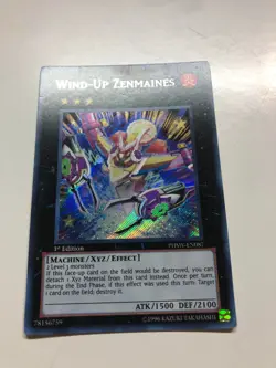 USA Seller Yugioh Wind-up Zenmaines PHSW-EN087 Secret Rare 1st Edition VLP/NM - Image 1