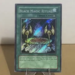 Yugioh Black Magic Ritual PP01-EN002 Secret Rare LP - Image 1