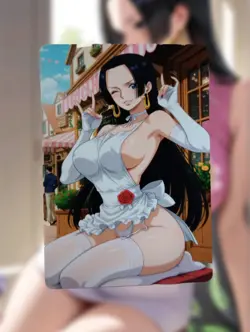 Boa Hancock One Piece Anime Waifu Sexy Goddess Doujin Hentai Lewd Card - Image 1