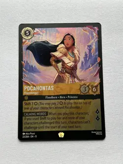 Pocahontas - Peacekeeper #22 - Disney Lorcana Winterspell - Legendary Cold Foil - Image 1
