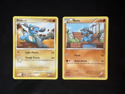 Pokemon TCG Riolu Card Lot (2) Platinum & Next Destinies 91/127, 63/99 English - Image 1