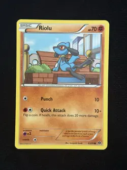 Pokemon TCG Riolu Card Lot (2) Platinum & Next Destinies 91/127, 63/99 English - Image 5