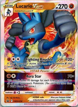 Lucario VSTAR Holo Promo SWSH: Sword & Shield Promo Cards SWSH214 NM - Image 1