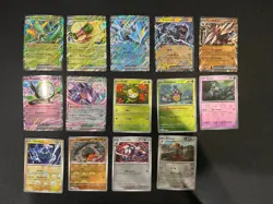pokemon 14 black bolt cards english - lot of 7 pokeballs and 7 ex - NM - Image 1