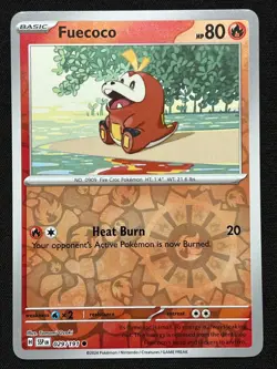 Fuecoco 029/191 Pokemon Surging Sparks Reverse Holo - Image 1