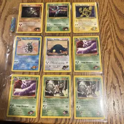 Pokemon TCG 15 RARE Card Lot - Gym Heroes Set 2000 - Image 1