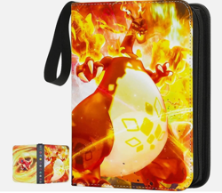 Card Binder for Pokemon Cards Holder Fits 400 Cards w/ 50 Removable Sleeves TCG - Image 1