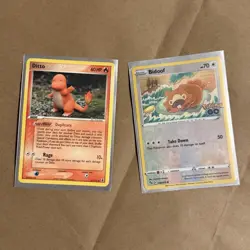 Pokemon Card Lot Ditto Delta Species 37/113 + Bidoof Reverse Holo GO 059/078 - Image 1