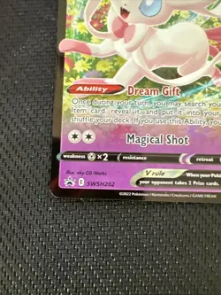 Sylveon V SWSH202 Black Star Promo Full Art Pokemon TCG Card NM - Image 5