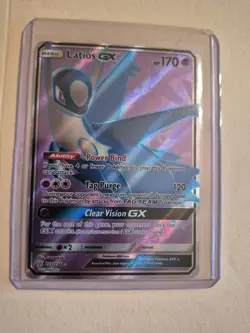 Pokemon Latios GX TCG Unified Minds Holo Card 223/236 Full Art Ultra Rare - Image 1