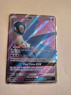 Pokemon Latios GX TCG Unified Minds Holo Card 223/236 Full Art Ultra Rare - Image 2