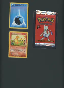 Pokemon TCG BASE SET 2 Lot - 11 Pack Fresh NM/M Cards + Original Empty Wrapper - Image 1