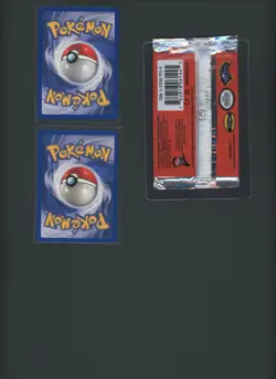 Pokemon TCG BASE SET 2 Lot - 11 Pack Fresh NM/M Cards + Original Empty Wrapper - Image 3