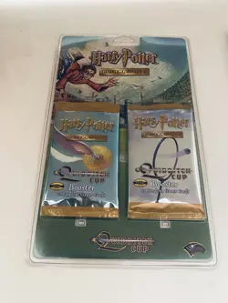 FACTORY SEALED - HARRY POTTER TRADING CARDS - (LOT OF 4) QUIDDITCH CUP - RARE! - Image 3