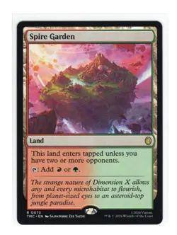 Spire Garden | Regular | NM | MTG | 0075 | Rare | TMC - Commander: TMNT - Image 1