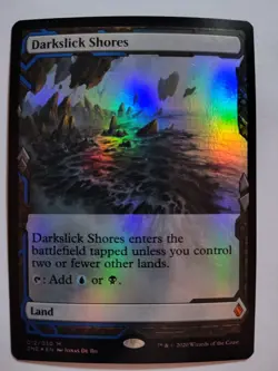 [1x] Darkslick Shores - Foil Near Mint, English ZNR: Extras MTG Magic - Image 1