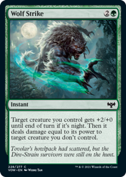 Wolf Strike NM, English MTG Innistrad: Crimson Vow - Image 1