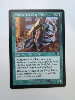 MTG Ninja of The Deep Hours (TSR) Timespiral: Remastered Regular Rare 313 - Image 1