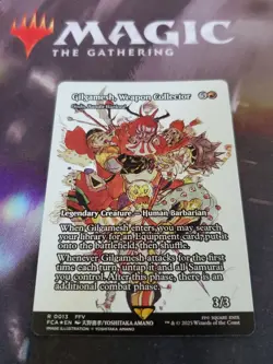 Mtg. Gilgamesh Weapon Collector. Foil Borderless. Final Fantasy. Pack Fresh - Image 1