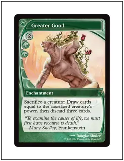 Greater Good, Future Sight Mystery Booster 2, Magic MTG NM - Image 1