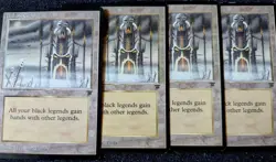 Unholy Citadel Legends X4 ~ NM Unplayed MTG Lands - Image 1