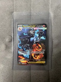 Pokemon ME02: Phantasmal Flames Mega Charizard X ex 125/094 SIR Clean - Image 1