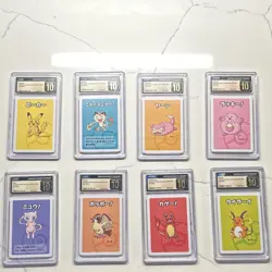 CGC Pristine 10 Graded 2019 Pokemon Playing Cards Old Maid 8-Card Lot - Image 1