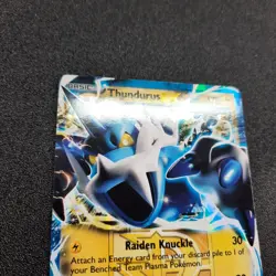 Pokemon TCG Thundurus EX Holo Black Star Promo English 2013 Lightly Played BW81 - Image 5