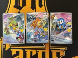 Pokemon Turtwig, Chimchar, Piplup MEP 040, 041, 042 First Partner Promo - Image 1