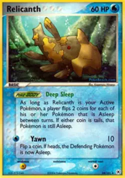 Relicanth - 24/101 - Rare NM, English Pokemon EX Hidden Legends - Image 1