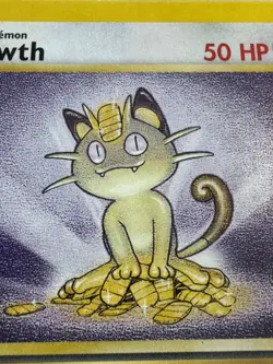 2002 pokemon legendary collection meowth#53 psa7 nm - Image 5